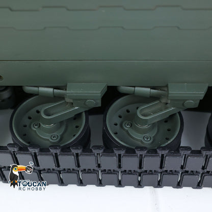TOUCAN RC HOBBY Heng Long 1/16 TK7.0 Customize 3908 Challenger II RTR RC Tank FPV 360 Degrees Turret IR BB Smoke Metal Tracks Road Drive Idler Wheels