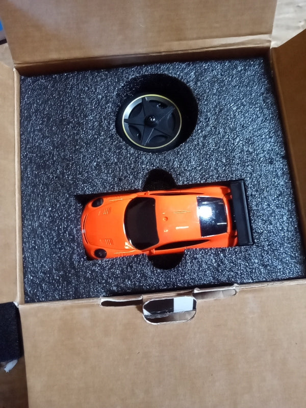 Second Hand US STOCK Remote Control Mini Drift Car 1:43 Race Car Toy Radio Lights Traffic Safety Cone