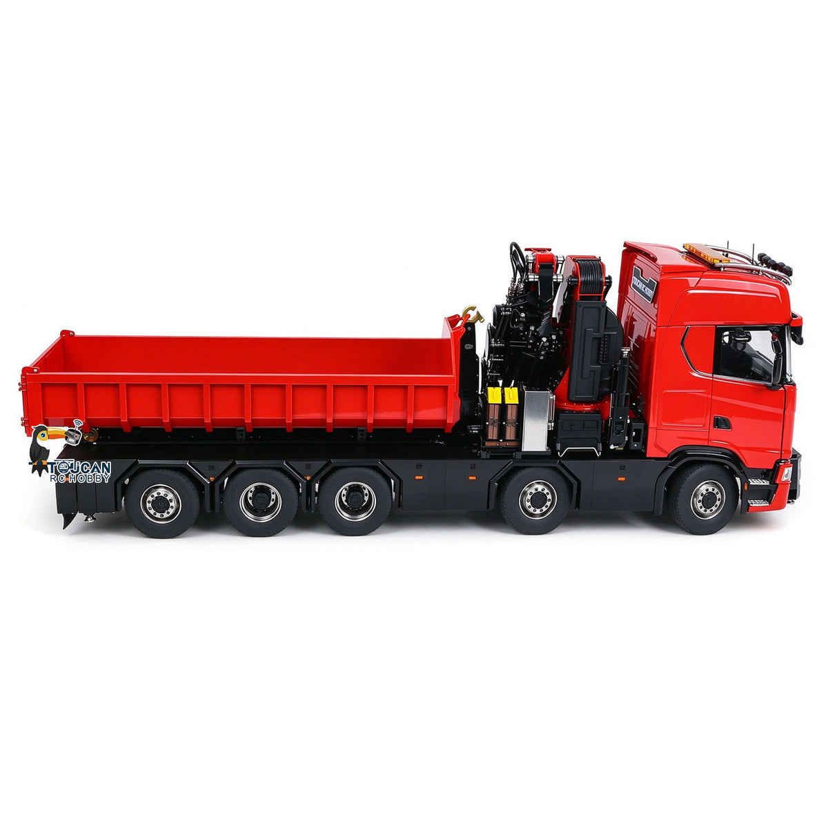 LXY 1/14 Hydraulic RC Crane Dump Truck 770S - 10x10 All-Metal Axles RTR 10CH Valve Fly Jib Arm