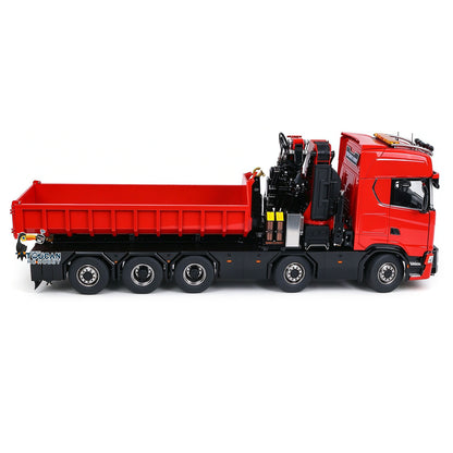 LXY 1/14 Hydraulic RC Crane Dump Truck 770S - 10x10 All-Metal Axles RTR 10CH Valve Fly Jib Arm