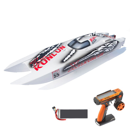 DTRC X55 Remote Control Racing Boats 130km/h High-speed Waterproof RC Ship Model DIY PNP RTR Verisons Fiberglass Hull ESC Servo