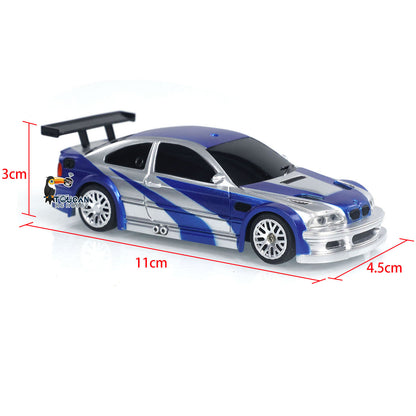 In Stock 1/43 4*4 RTR 4WD RC Race Car Gyro Fully Proportional Control Speed Mini Car Toy  Traffic Cones