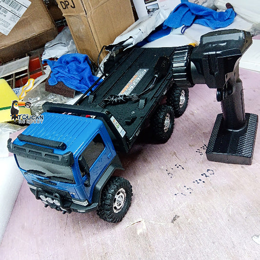 Free Shipping Second Hand US Stock CR18P Flatbed Truck 6x6 RTR RC Rock Crawler 1/18 Off-Road Truck 2-Speed Lights