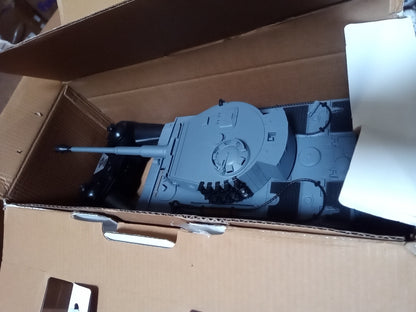 Second Hand US STOCK Taigen 1/24 RC Battle Tank Tiger I Remote Control Military Tanks Infrared Combat