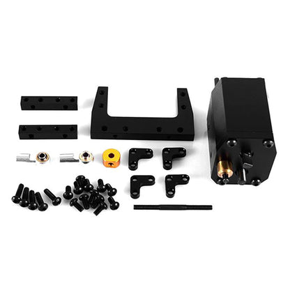 JDModel Metal Front Suspension System/Transfer Case/Oil Tank/ for 1/14 Remote Control Tractor Truck Construction Vehicles DIY Models Outdoor Enthusiasts