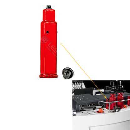 LESU Metal Fire Extinguisher for 1:14 RC Hydraulic Excavator Radip Controlled DIY Trucks Loaders Construction Car
