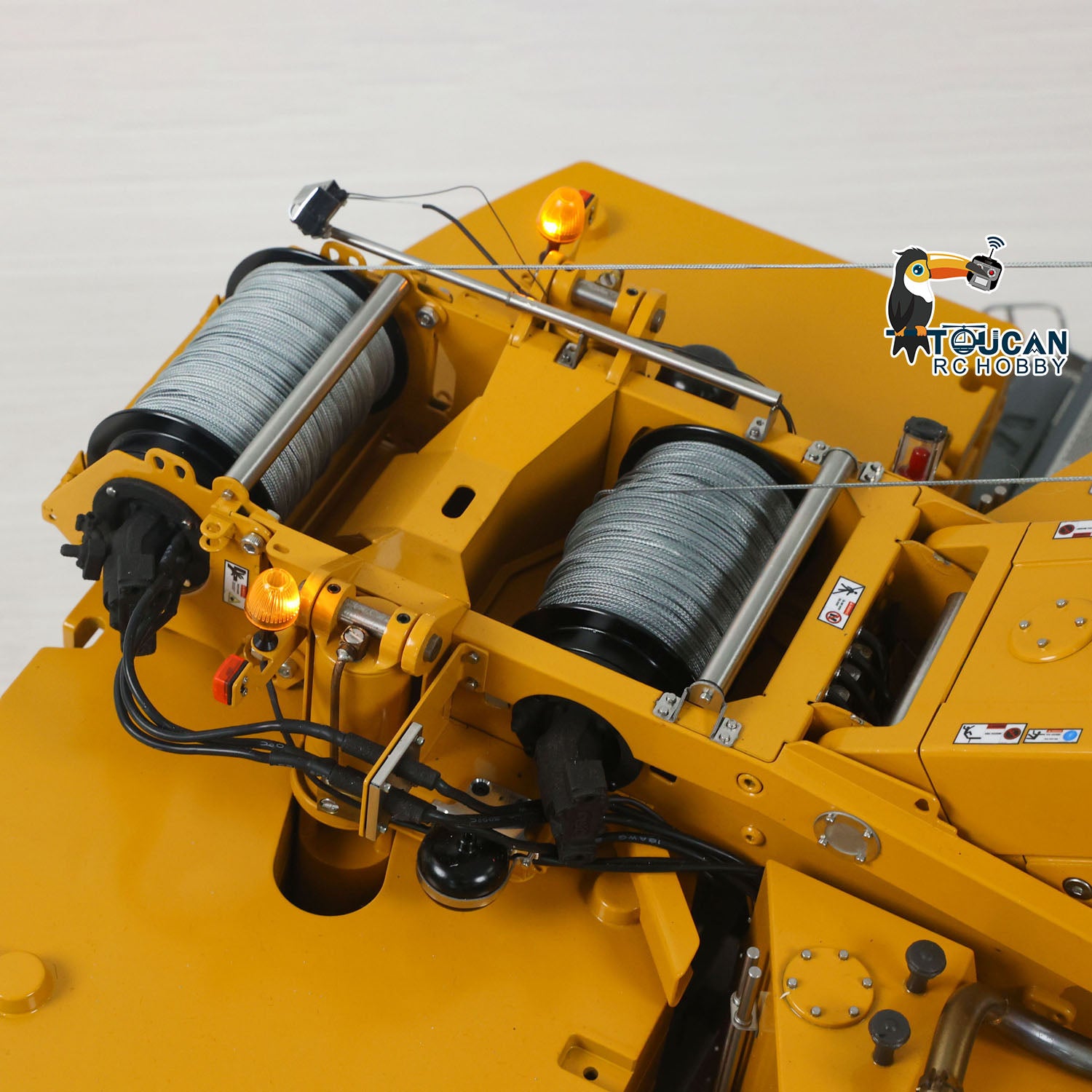 Factory painted RC LTR1220 tracked crane full hydraulic telescopic boom structure
