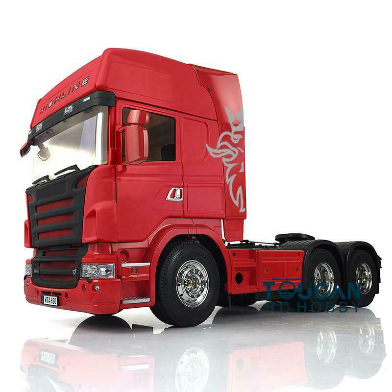 Toucan Hobby Plastic 1/14 Midtop Painted 3 Axles 6*4 Model RC Highline Tractors Trucks KIT Motor Remote Controlled DIY Cars Motor