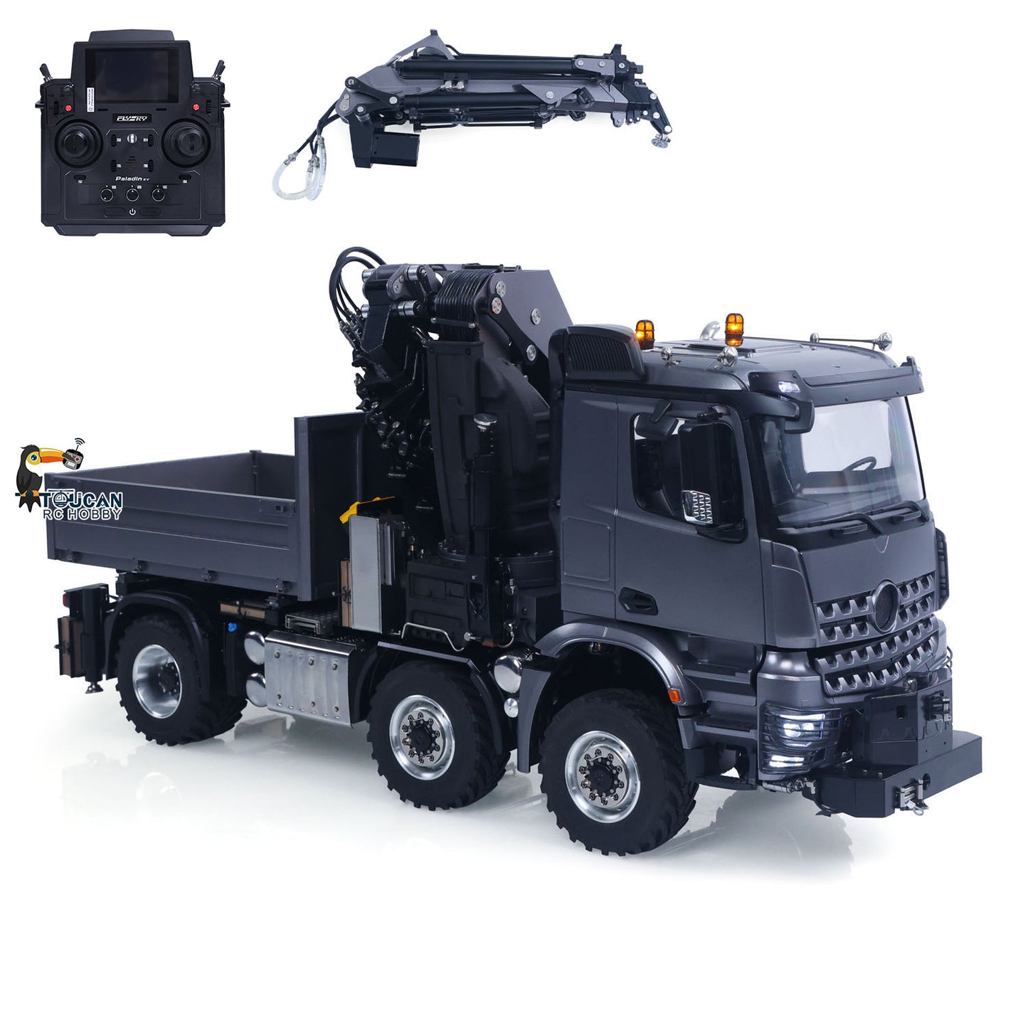 Factory pre painted fully assembled RC farm tractor with three speed transmission system
