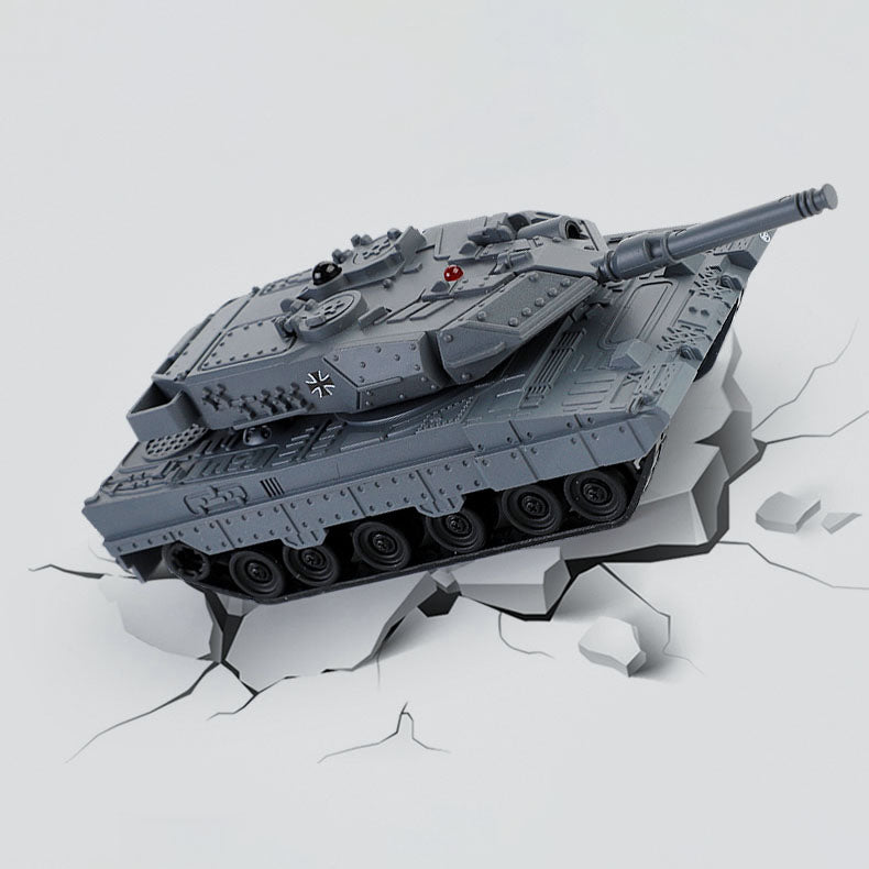 US Stock RC RTR Mini Tank Remote Control Battle Tank Toy Rotate Turret Infrared system Electric Military Vehicle