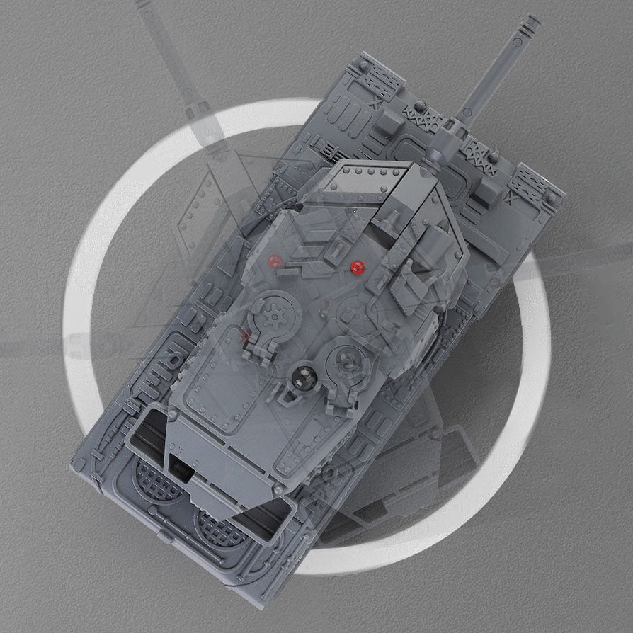 US Stock RC RTR Mini Tank Remote Control Battle Tank Toy Rotate Turret Infrared system Electric Military Vehicle