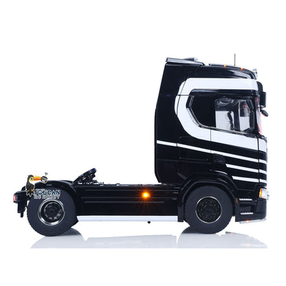RC truck axle with differential lock and wheel side reduction
