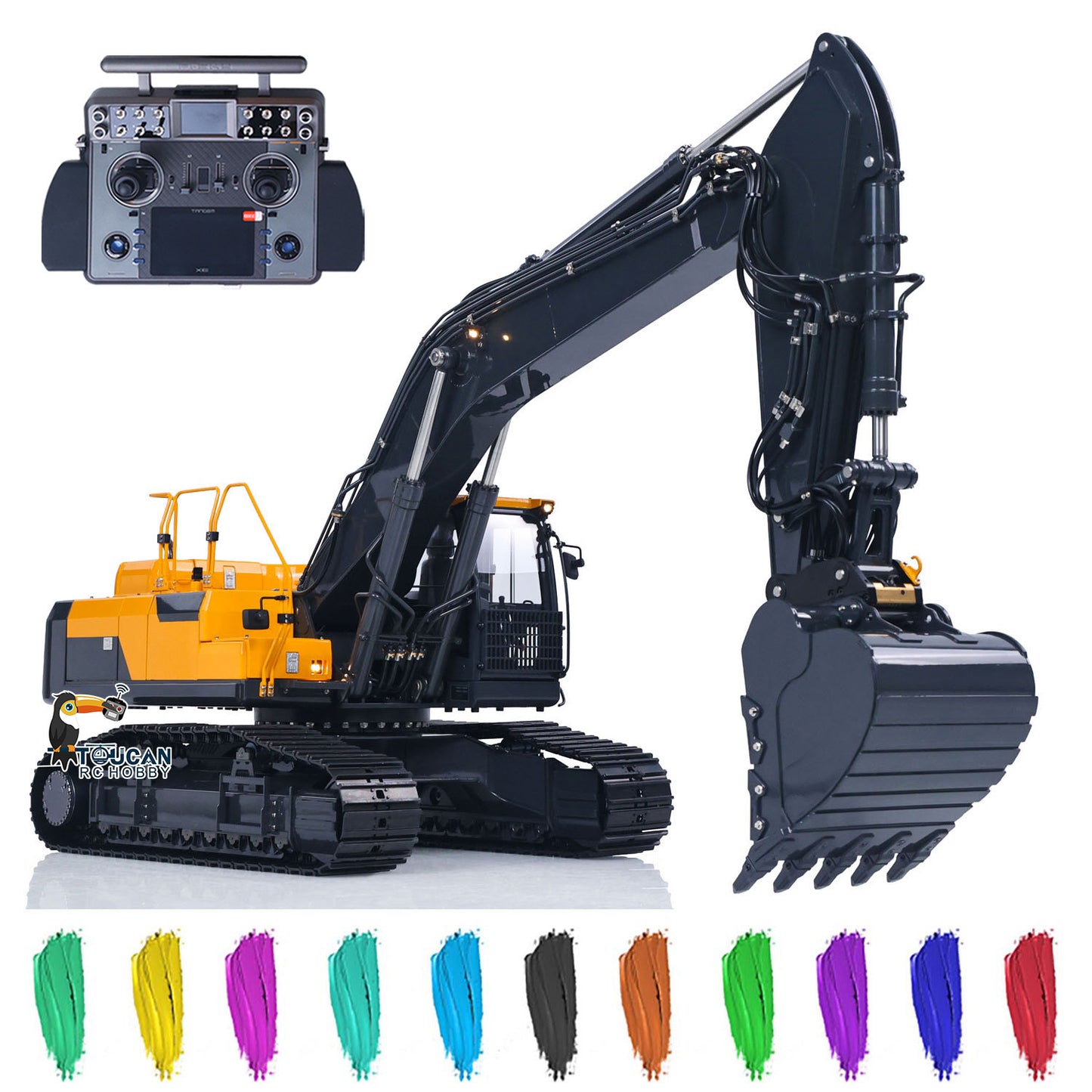 RC 1/14 E400 Full Metal Hydraulic Crawler Excavator
