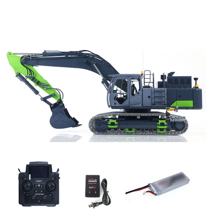 LS Aoue ZX490 1/14 RC Hydraulic Excavator Dual Section Boom Full View
