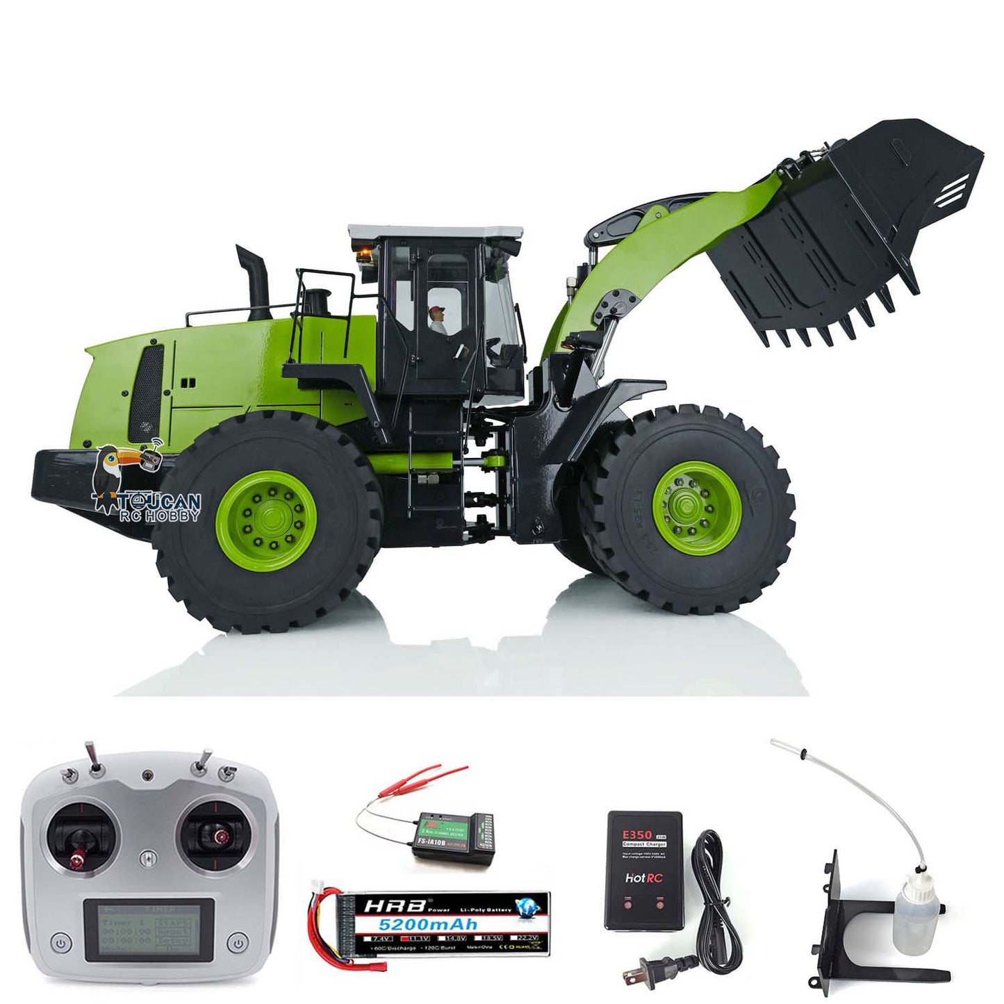 XDRC 470 RC Full Metal Hydraulic Loader 1:14 Assembled Complete Unit
