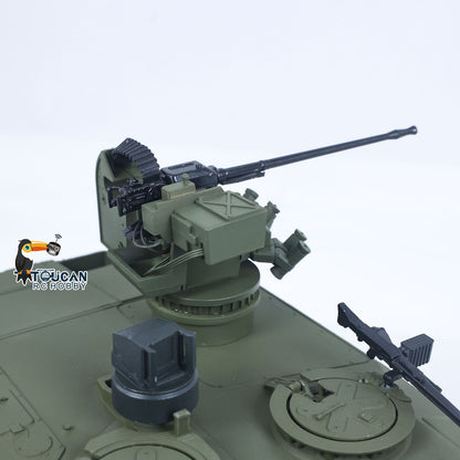 Dynamic Weapon Station RC Tank with Realistic Military Simulation Details
