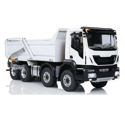 1/14 scale Iveco 8x4 remote control mud tipper truck with differential lock
