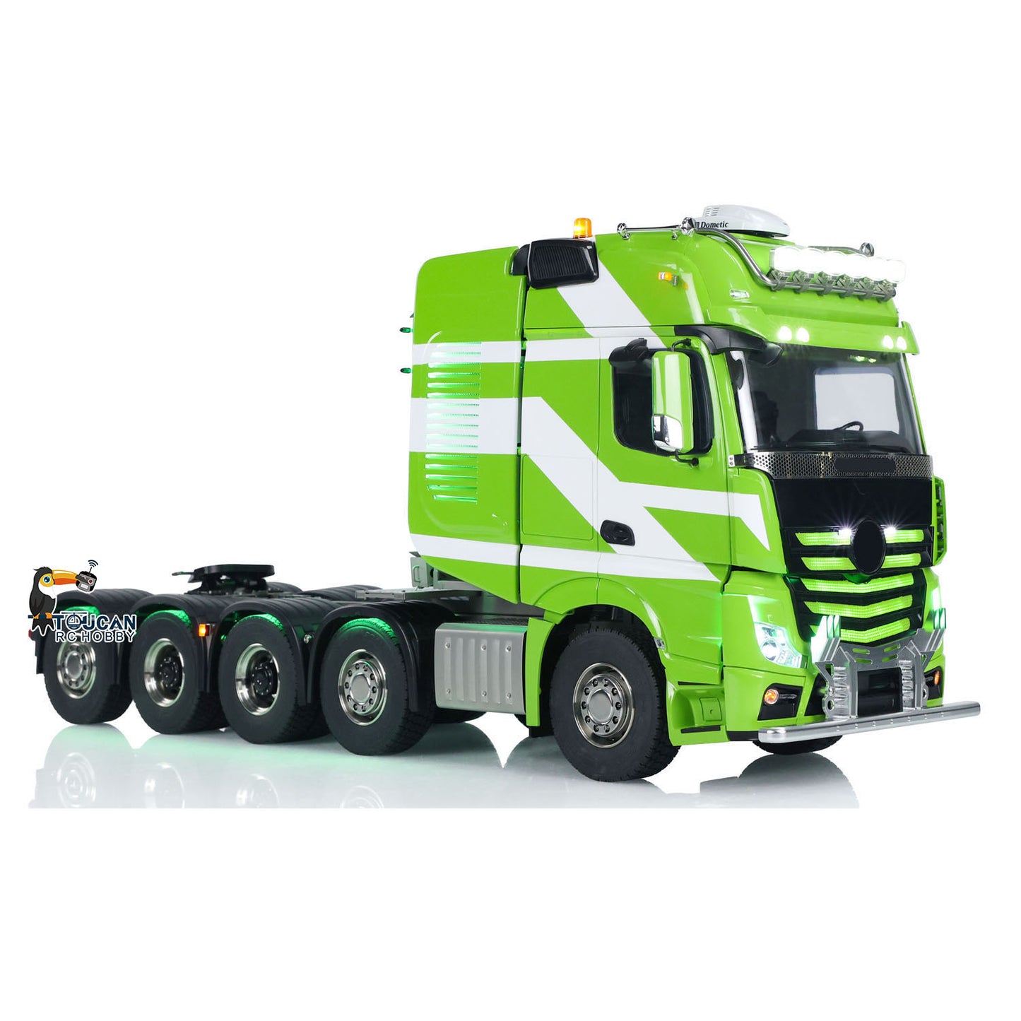 Truck with 12 air bag rear suspension system
