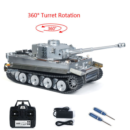 1/8 scale full metal Tiger 1 RC tank, realistic full body appearance
