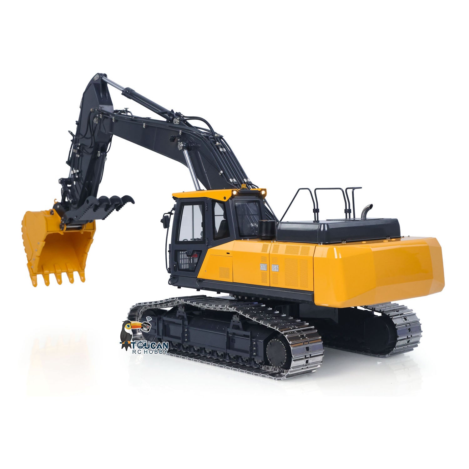 1:14 Scale RC Construction Vehicle E400 with Standard Bucket and Thumb Clamp
