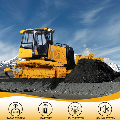 CAT D3 RC bulldozer equipped with 4-way control valve