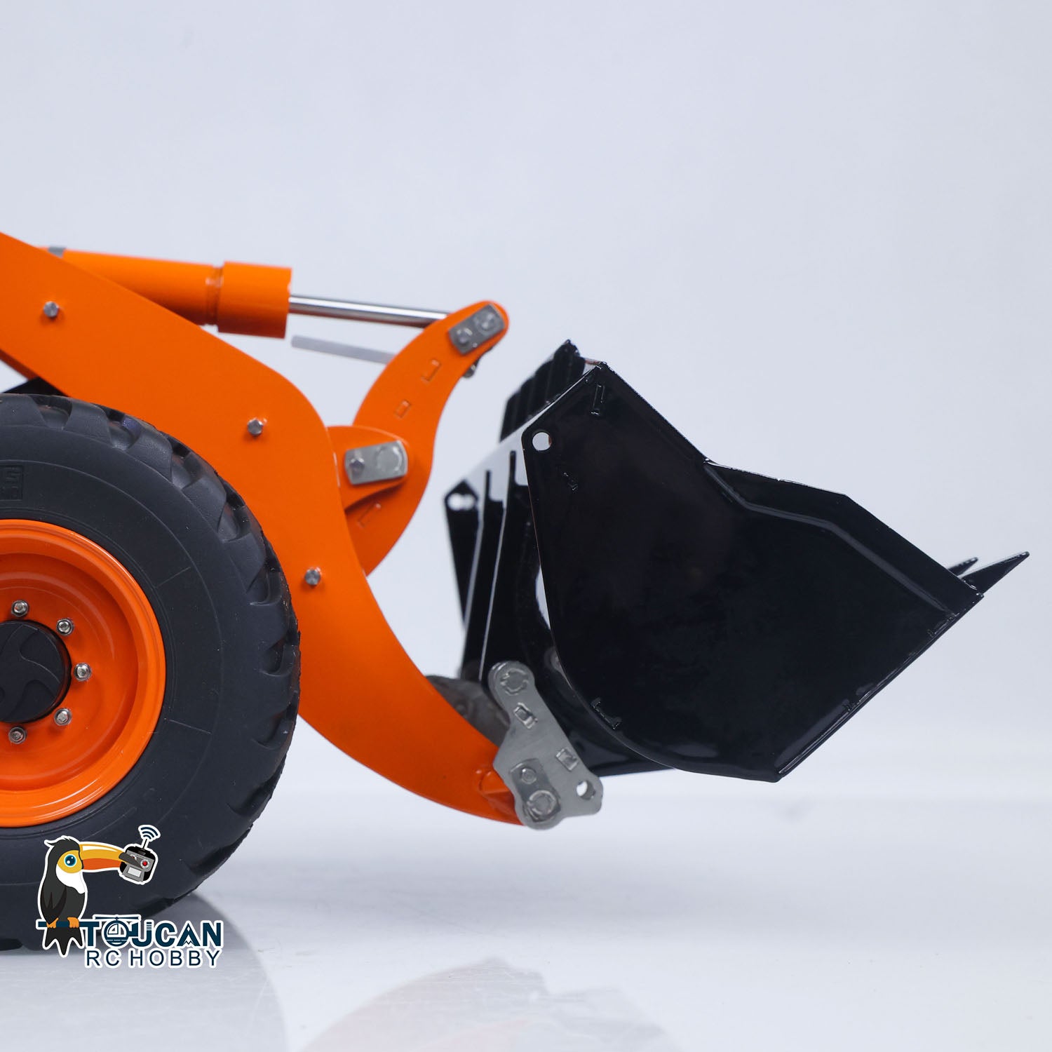 RC 4X4 Aoue WA100M8 hydraulic loader with motor and ESC parts
