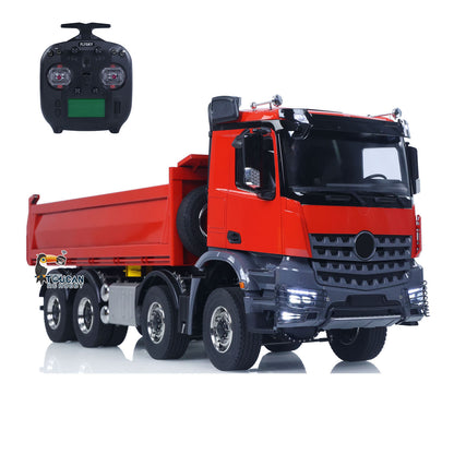 8x8 dump truck equipped with 3-speed gearbox for RC model
