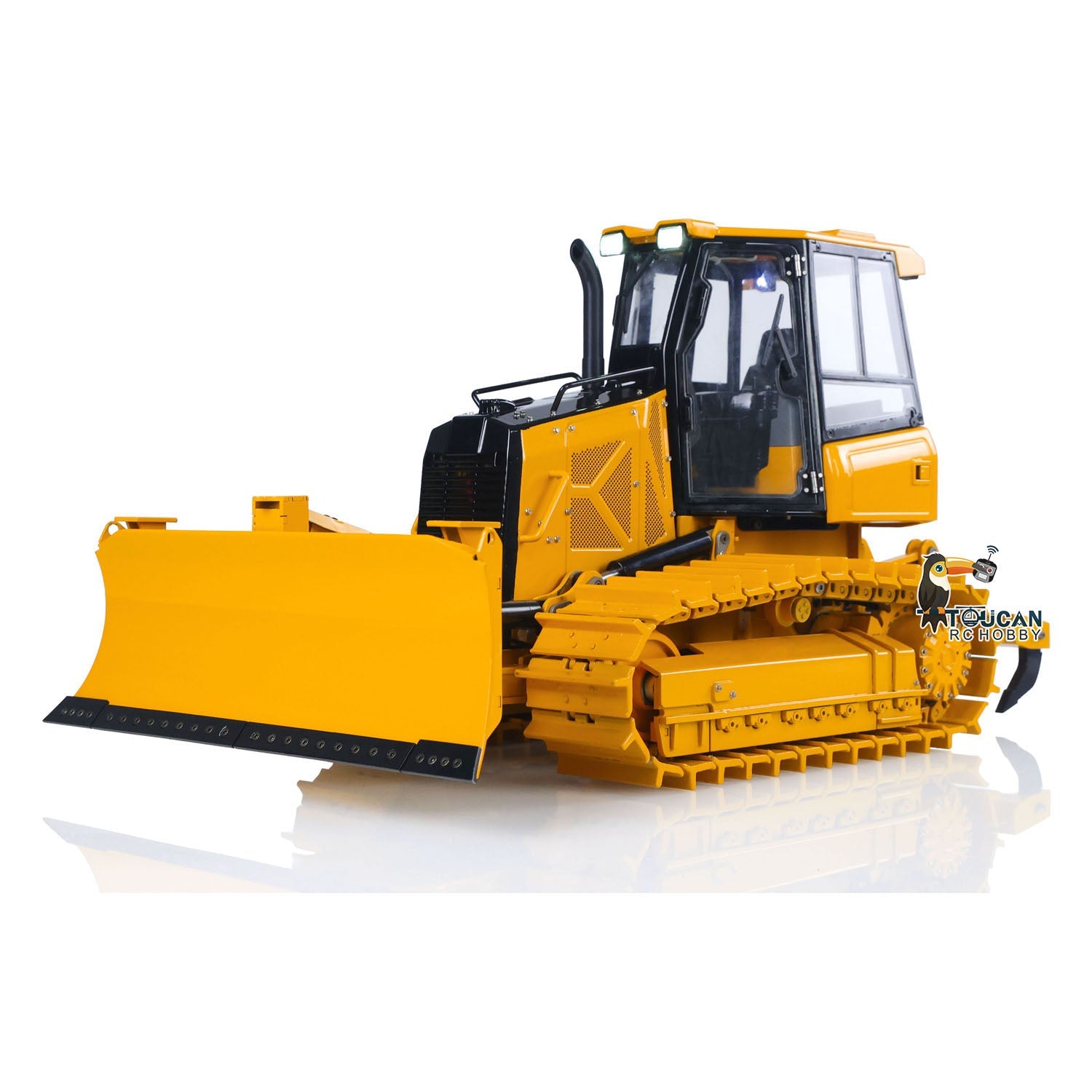 Metal 1/12 RC Bulldozer D3 Remote Control Hydraulic Engineering