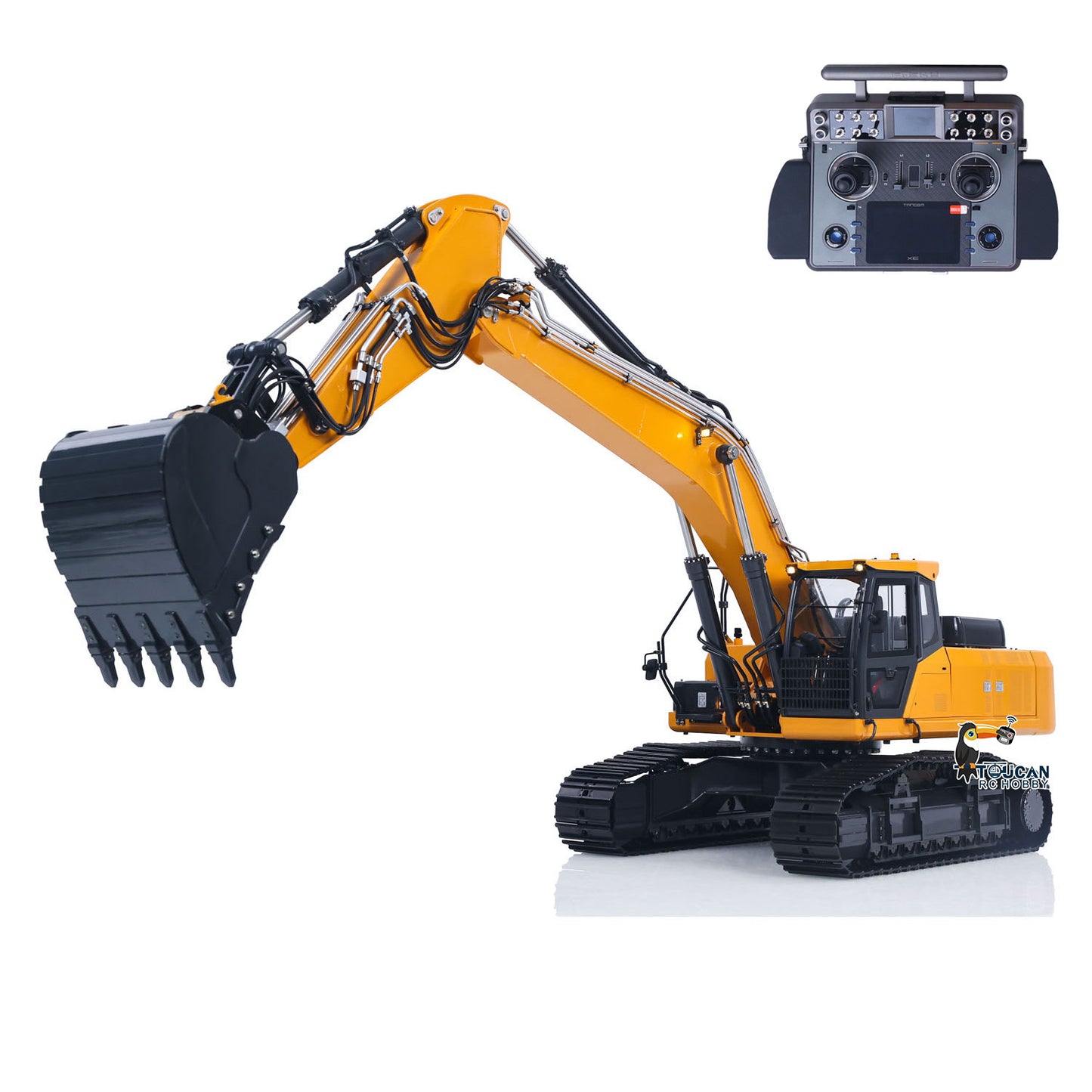 RC 1/14 E400 Metal Excavator with Hydraulic Quick Release Coupler
