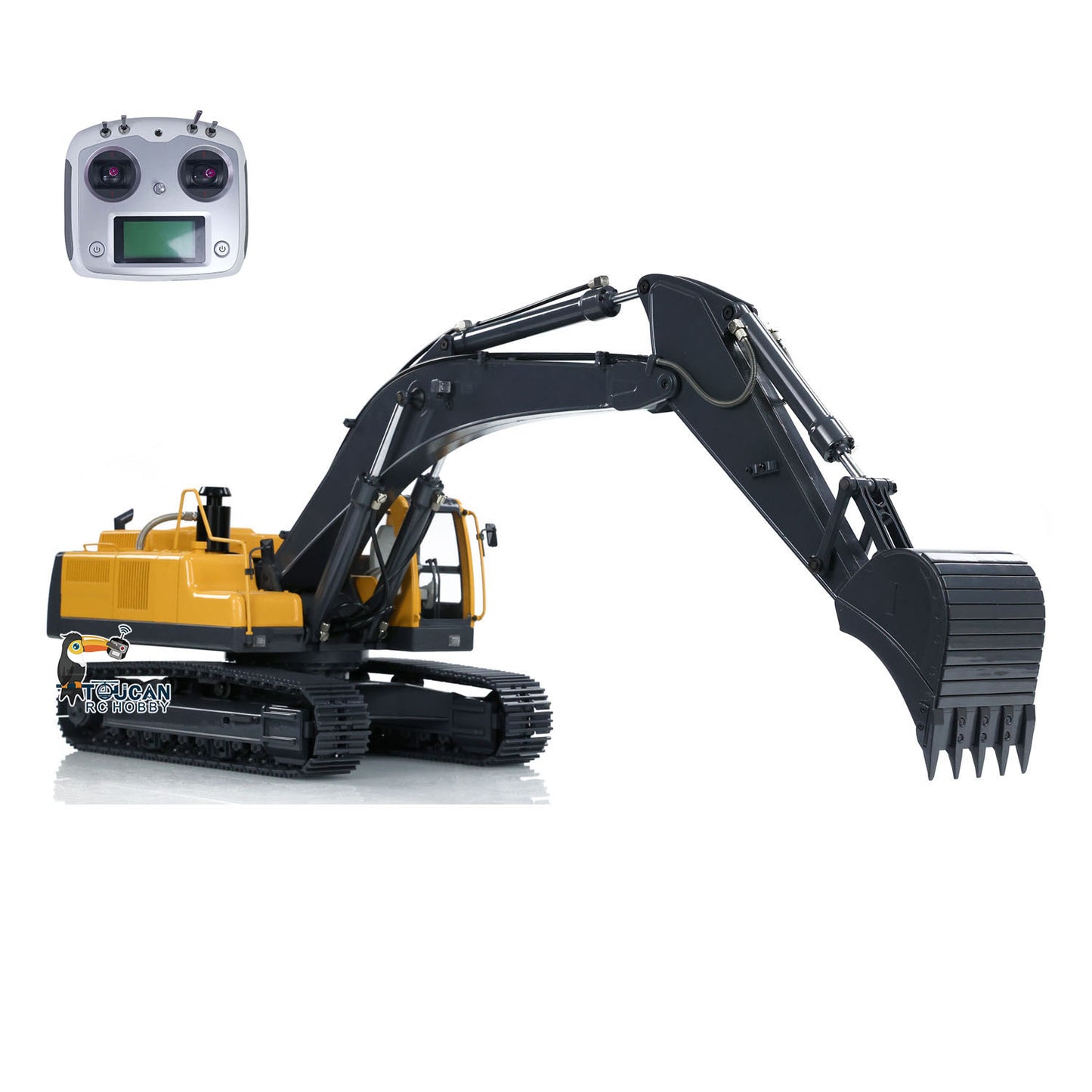 Painted & Assembled JDM 1/14 Metal Crawler Excavator V2
