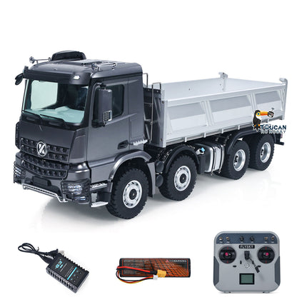 KABO 1/14 8X8 Screw Drive RC Dump Truck with Remote Controller
