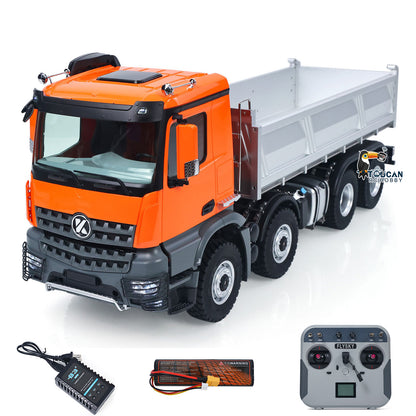 1:14 KABO Half Metal 8WD RC Dump Truck Factory Painted Assembled
