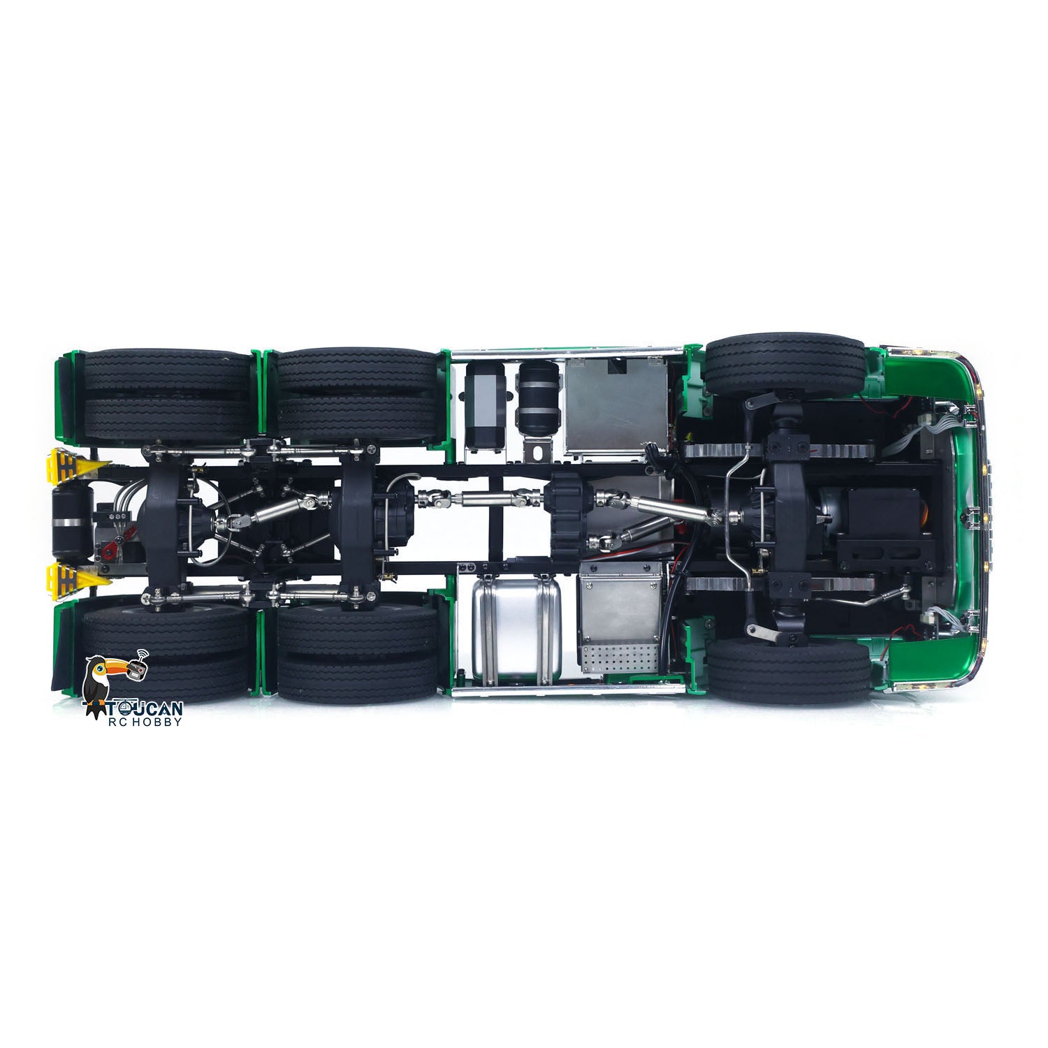 TOUCAN RC HOBBY 1/14 Kabolite RC Tractora 770S 100 6X6 Control remoto de 2 velocidades Bloqueo del eje del vehículo Carril de chasis de metal Puerta para abrir RTR Exterior TOUCAN RC HOBBY 1/14 Kabolite RC Tractora 770S 100 6X6 Control remoto de 2 velocidades Bloqueo del eje del vehículo Carril de chasis de metal Puerta para abrir RTR Exterior