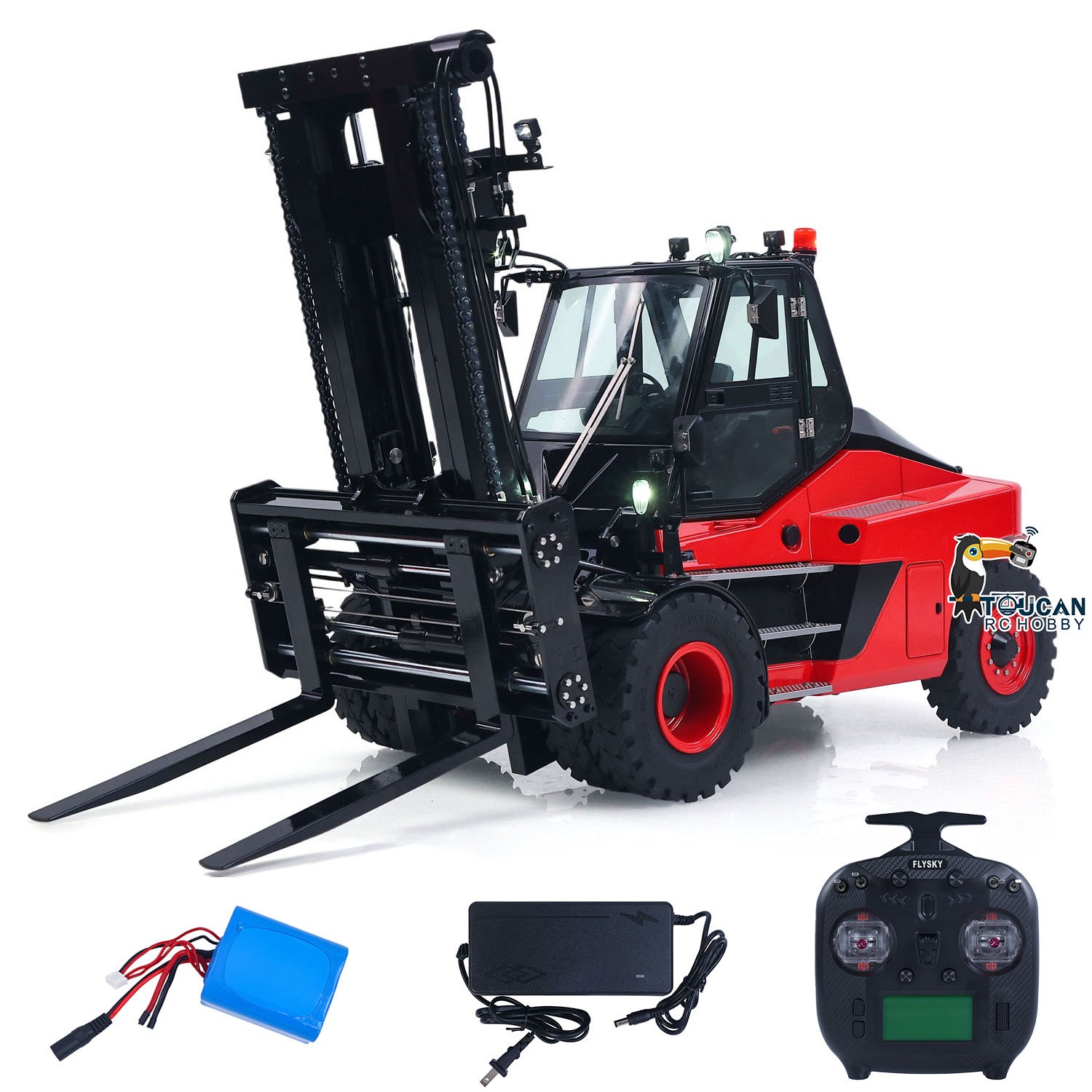 RC K180-100 hydraulic forklift with original paint fully assembled
