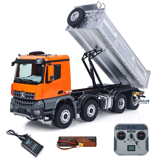 KABO K5703 1/14 Scale 8X8 Screw Drive Half Metal RC Dump Truck
