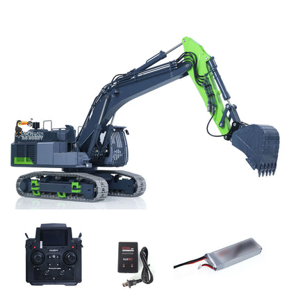 LS 1/14 Aoue ZX490 RC Metal Hydraulic Crawler Excavator Full Machine Overview
