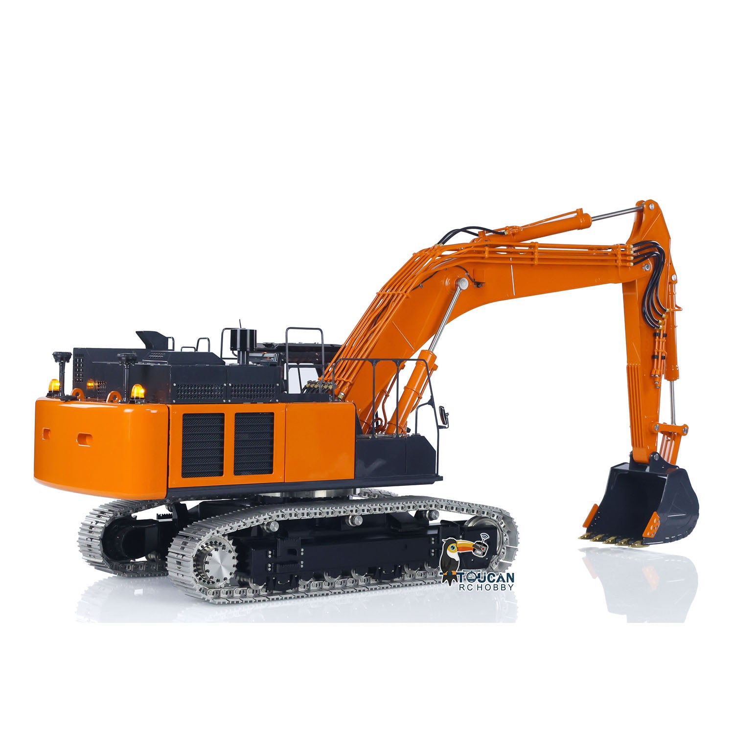 LS Aoue ZX490 RC Excavator with Sound Module Smoke Unit and LED Light System

