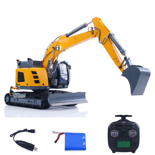 MD LR926 1/14 Scale Metal Track Hydraulic Excavator Yellow White
