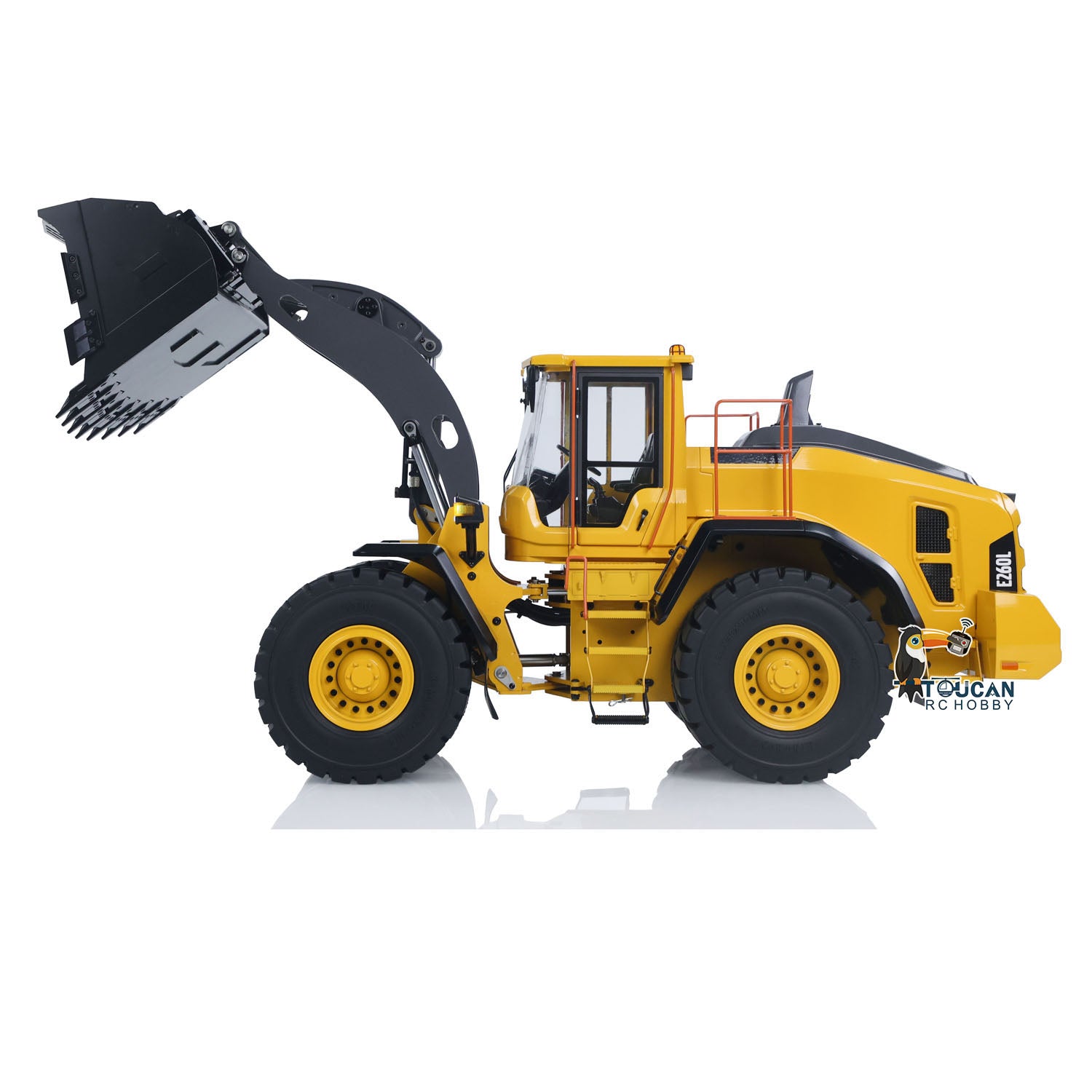Volvo E260L RC hydraulic loader with light set and sound module
