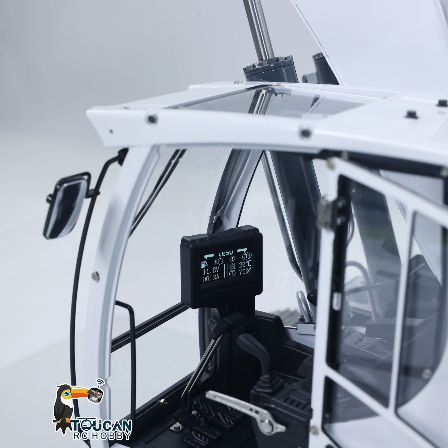Full metal track RC hydraulic excavator Aoue LR945 simulation model
