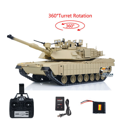 1/16 M1A2 RC Tank Barrel Recoil Muzzle Flash
