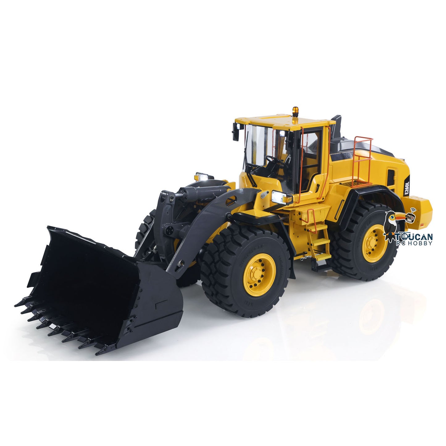 MTM hydraulic RC loader Volvo E260L finished model with 2-speed gearbox
