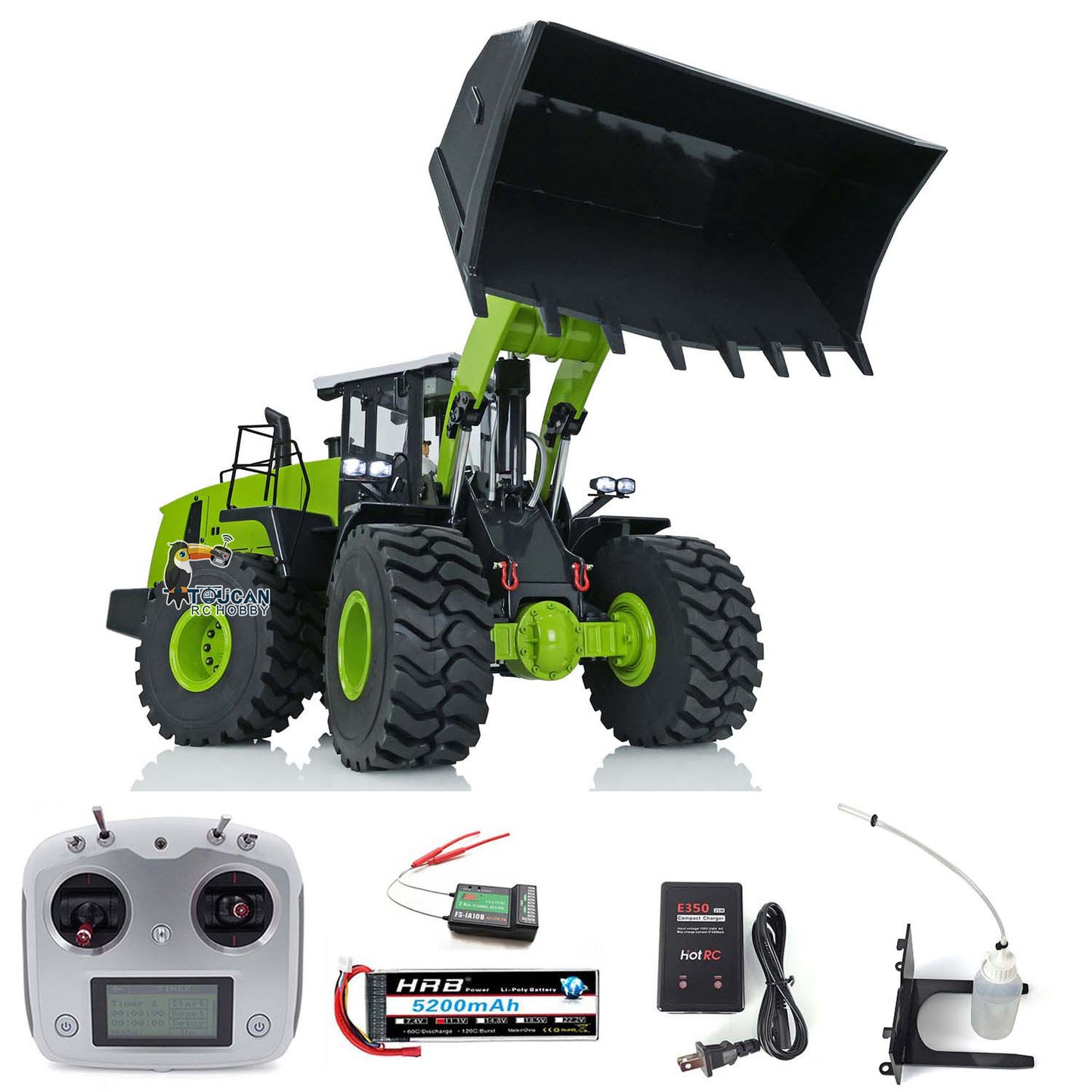 Full Assembled XDRC 470 1/14 RC Hydraulic Loader Full Machine Overview
