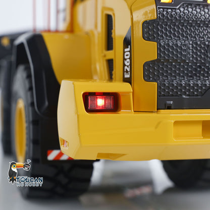 High simulation 1:14 RC hydraulic loader Volvo E260L yellow version
