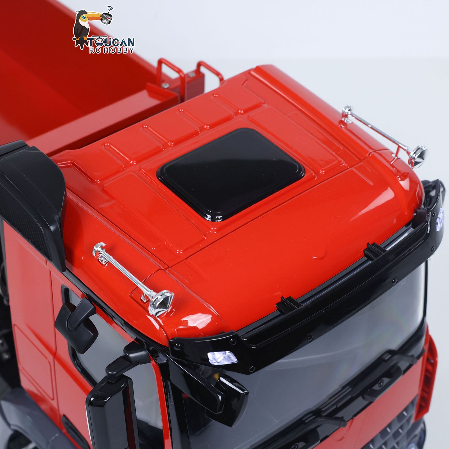 Integrated light and sound system for fully assembled mud truck
