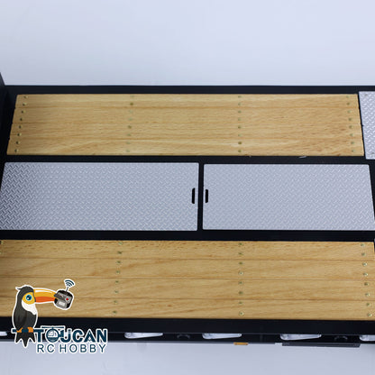 RC tow flatbed vehicle with electric lifting legs and hydraulic oil pump
