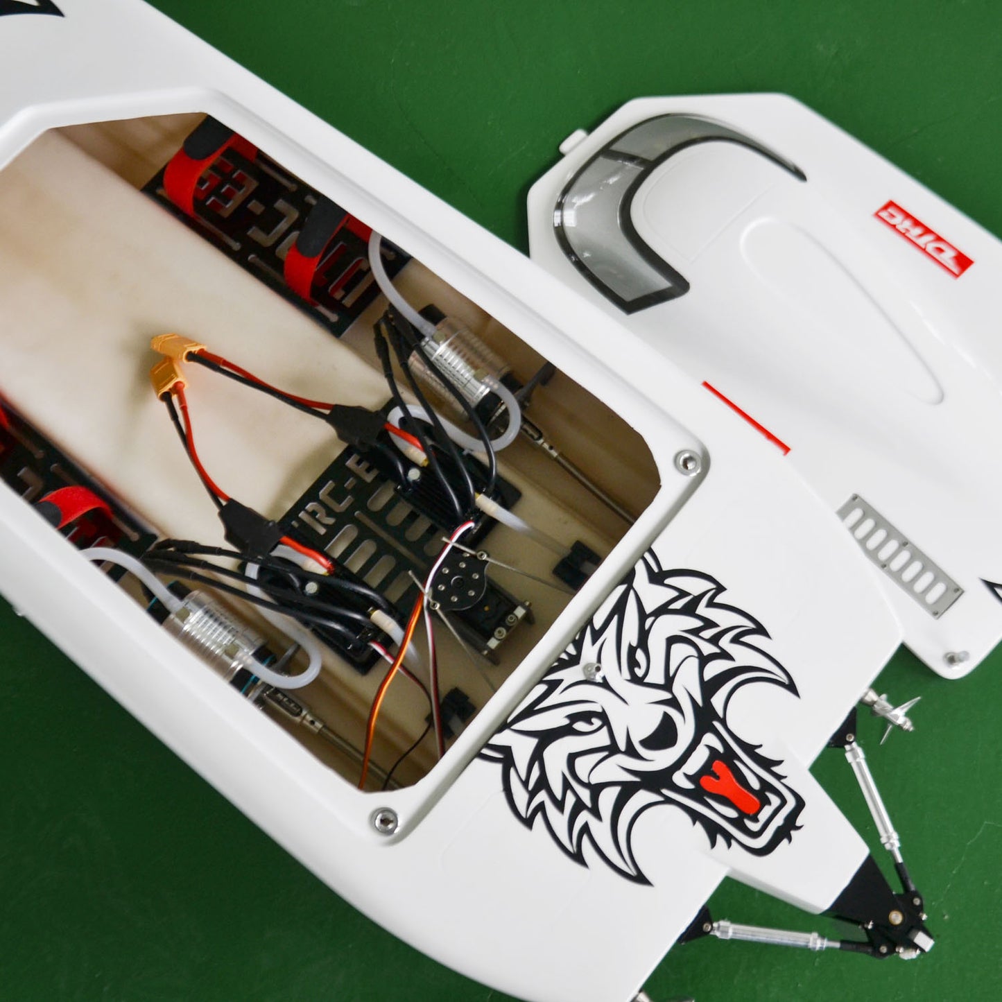 Electric remote control E51 racing boat full functional dual brushless power equipment
