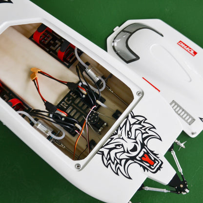Electric remote control E51 racing boat full functional dual brushless power equipment
