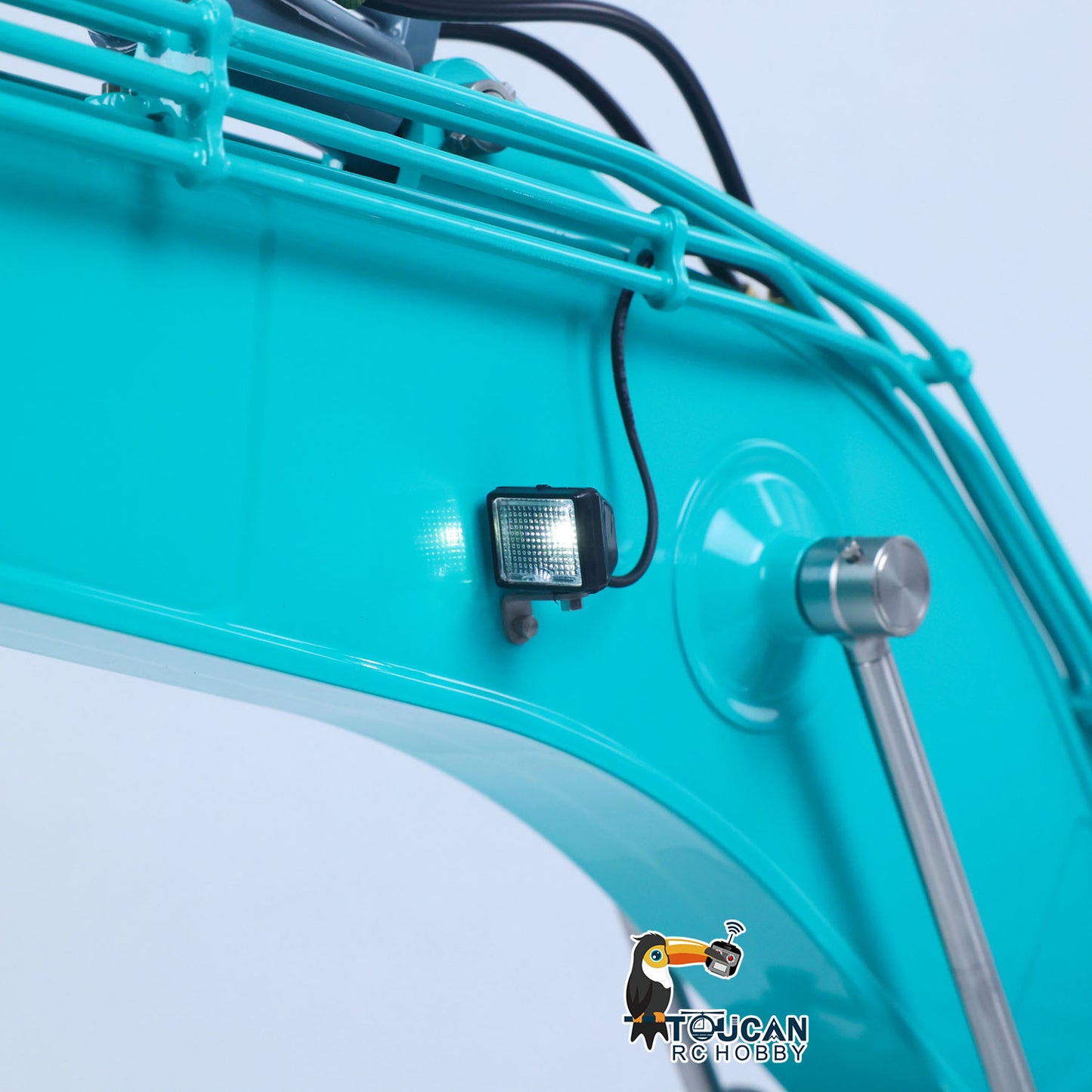 Metallic Track Green Grey RC Excavator SK500