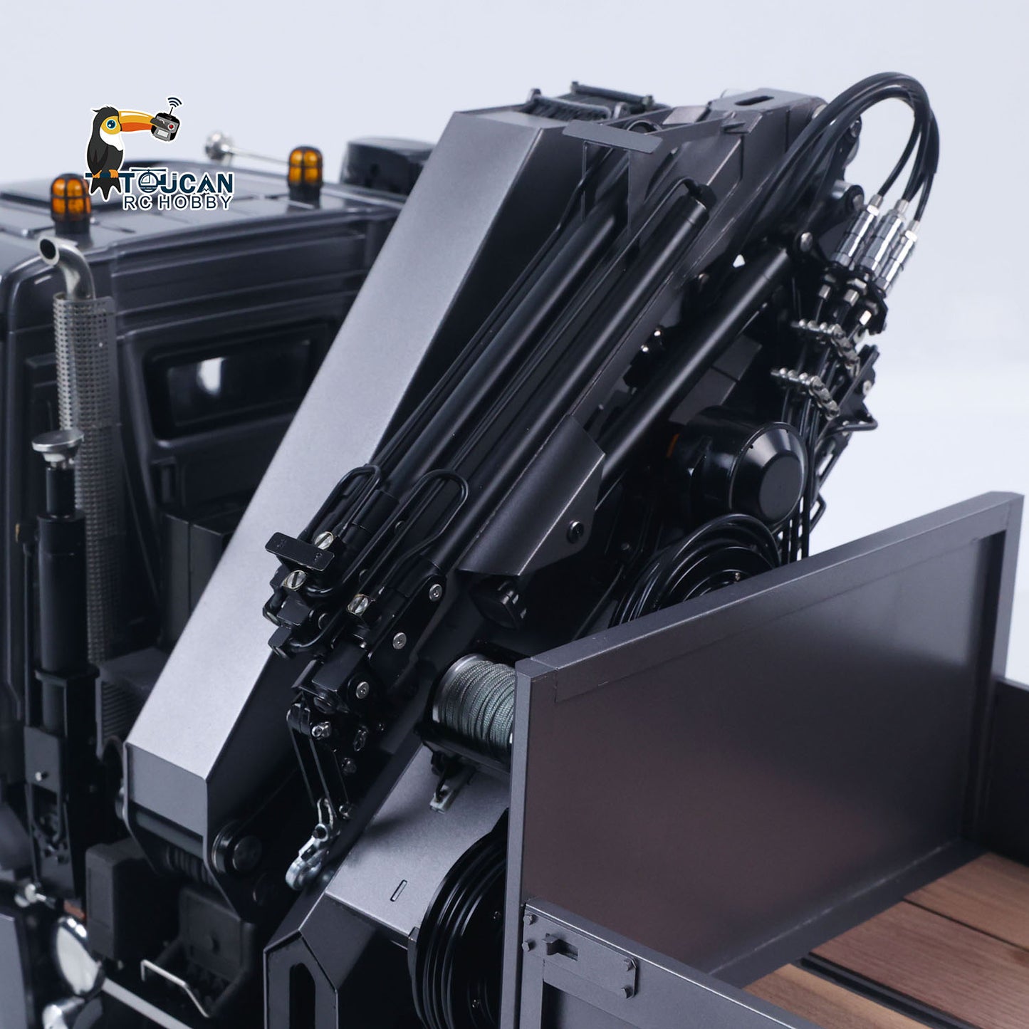 RC farm tractor equipped with complete motor ESC servo light and sound simulation parts
